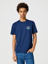 Męska Koszulka T-shirt Wrangler Graphic Tee Navy 112357262 W751017358